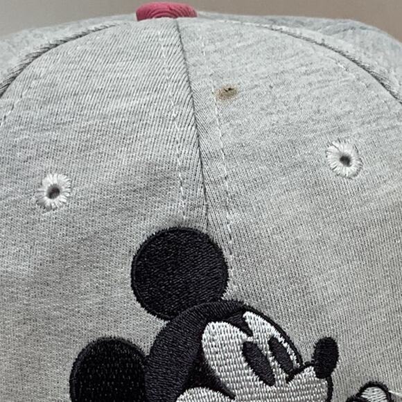 Mickey Mouse Gray Youth Adjustable Baseball Cap - Picture 10 of 10